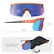Ergodyne AEGIR-MI, Safety Glasses, Blue Mirror Lens, Orange Frame, Half-Frame AEGIR-MI - alternate 7